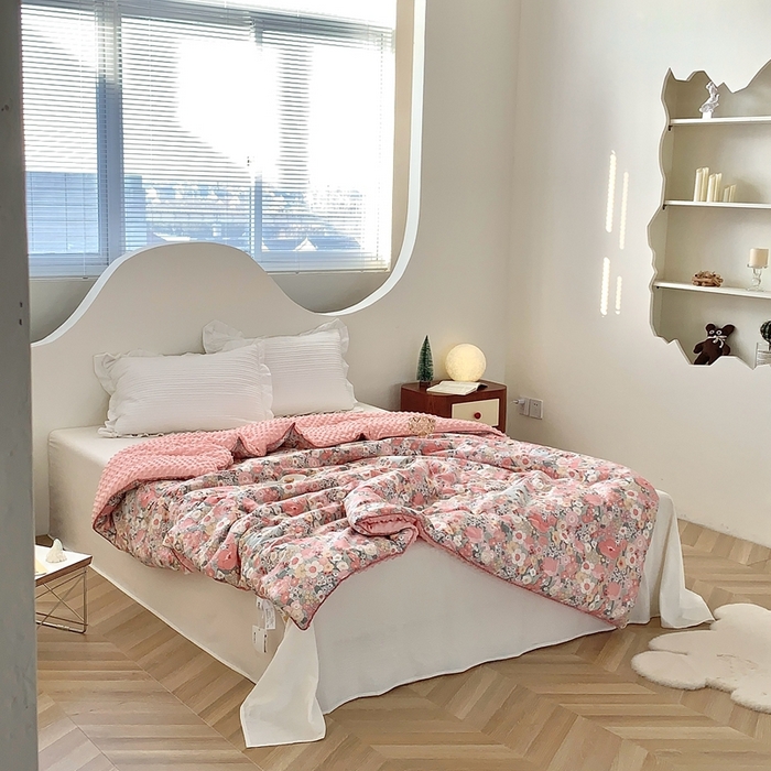 91家纺网 家纺一手货源 找家纺 星期八 2023新款全棉豆豆春秋被夏被 梦境