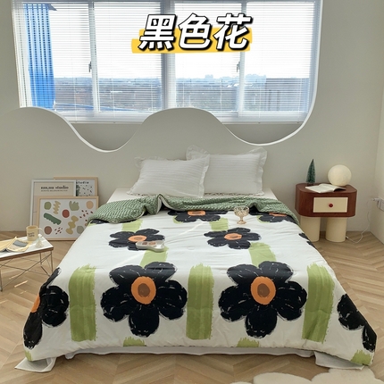 91家纺网 家纺一手货源 找家纺 （总）星期八 2023新款全棉豆豆春秋被夏被