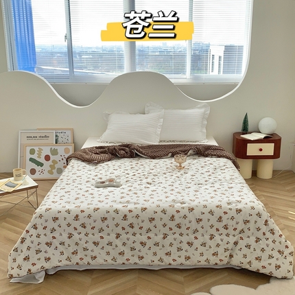 91家纺网 家纺一手货源 找家纺 （总）星期八 2023新款全棉豆豆春秋被夏被