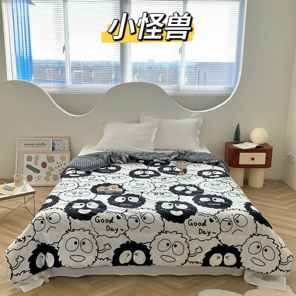 91家纺网 家纺一手货源 找家纺 （总）星期八 2023新款全棉豆豆春秋被夏被