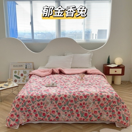 91家纺网 家纺一手货源 找家纺 （总）星期八 2023新款全棉豆豆春秋被夏被