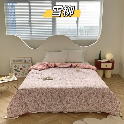 91家纺网 家纺一手货源 找家纺 （总）星期八 2023新款全棉豆豆春秋被夏被