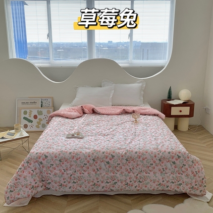 91家纺网 家纺一手货源 找家纺 （总）星期八 2023新款全棉豆豆春秋被夏被