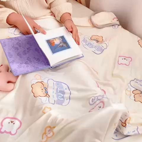 91家纺网 家纺一手货源 找家纺 （总）星期八2023新款凉感毯