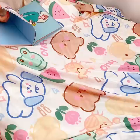 91家纺网 家纺一手货源 找家纺 （总）星期八2023新款凉感毯