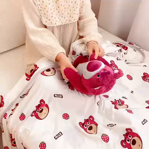 91家纺网 家纺一手货源 找家纺 （总）星期八2023新款凉感毯