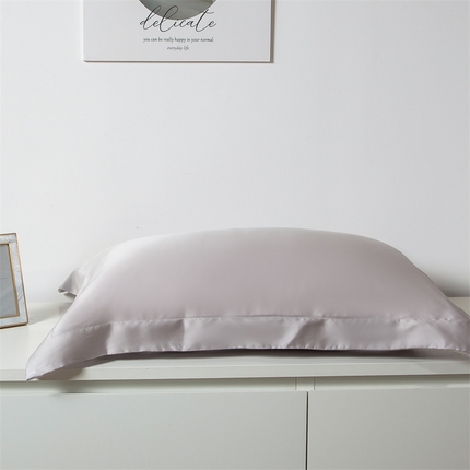 91家纺网 家纺一手货源 找家纺 好阁 2023新款60S莱赛尔枕套 银河灰