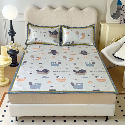 91家纺网 家纺一手货源 找家纺 （总）宅部落 2023新款600D数码印花冰丝席