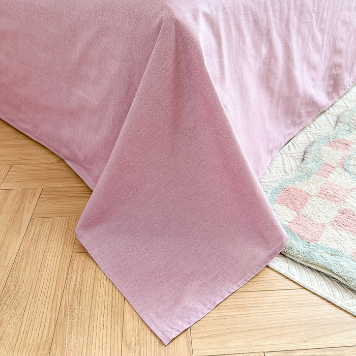 91家纺网 家纺一手货源 找家纺 清雅福 2023新款全棉小清新四件套 彩虹爱人