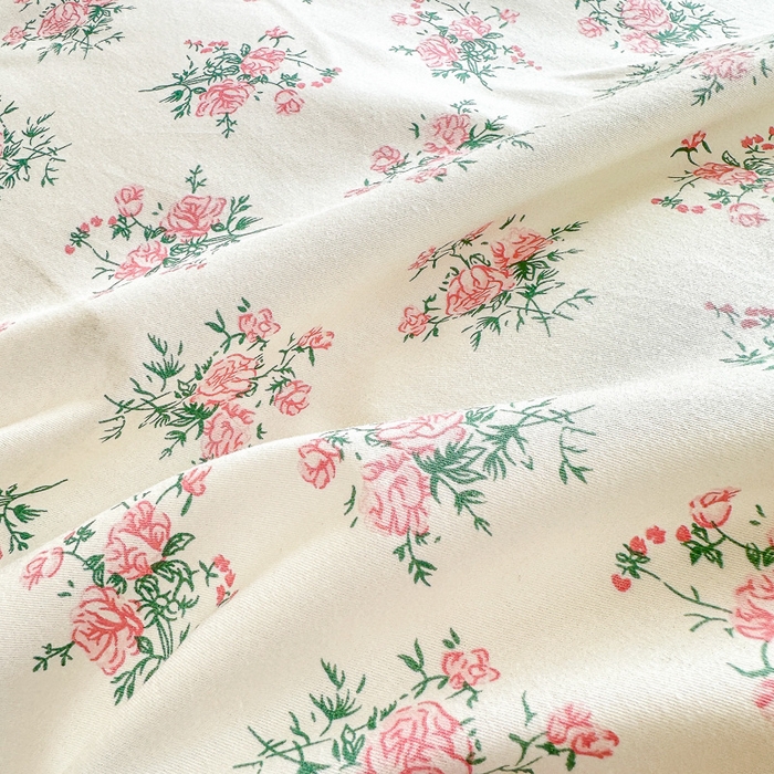 91家纺网 家纺一手货源 找家纺 清雅福 2023新款全棉小清新四件套 少女心