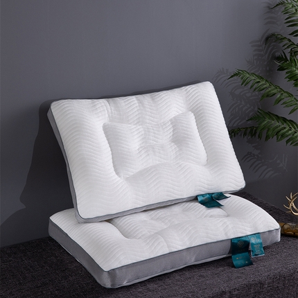 91家纺网 家纺一手货源 找家纺 （总）枕之坊 2023新款天然竹纤维立体低枕