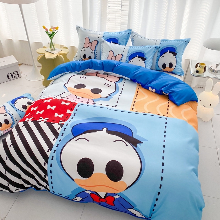 91家纺网 家纺一手货源 找家纺 卡通被套单件被罩男女儿童学生宿舍单人被单男孩卡幼儿园单人被罩 上课