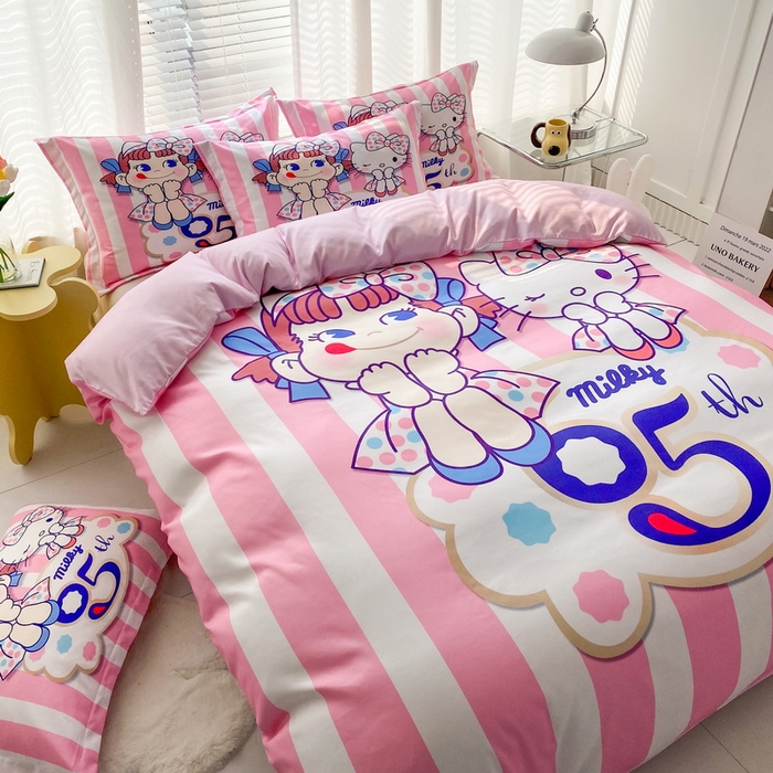 91家纺网 家纺一手货源 找家纺 卡通被套单件被罩男女儿童学生宿舍单人被单男孩卡幼儿园单人被罩 公主伙伴