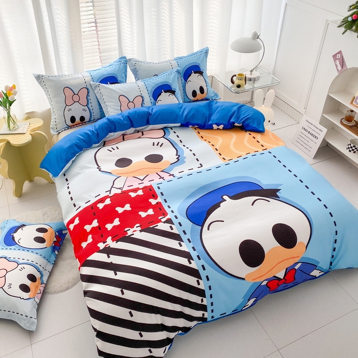 91家纺网 家纺一手货源 找家纺 卡通被套单件被罩男女儿童学生宿舍单人被单男孩卡幼儿园单人被罩 上课