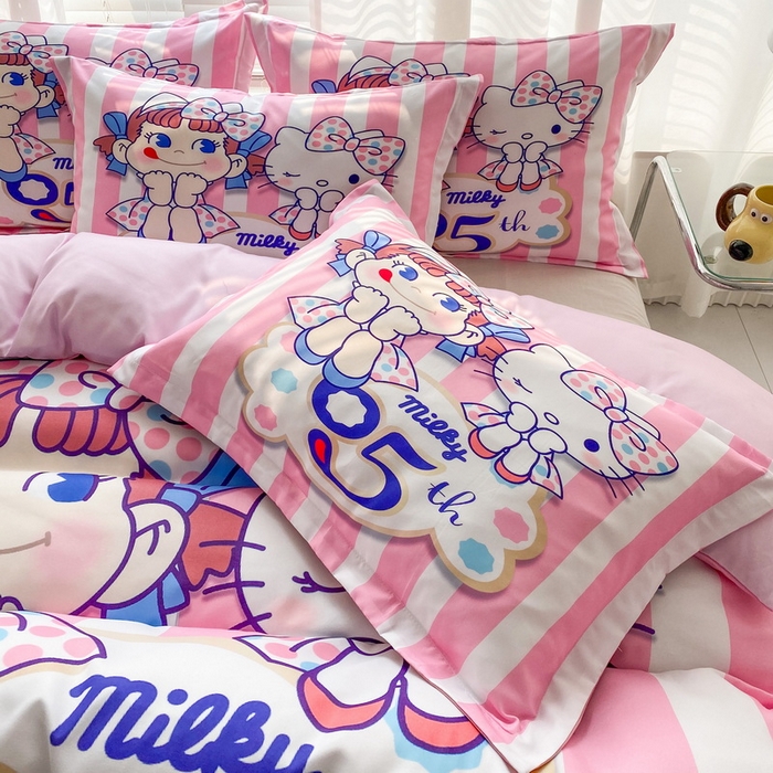 91家纺网 家纺一手货源 找家纺 卡通被套单件被罩男女儿童学生宿舍单人被单男孩卡幼儿园单人被罩 公主伙伴