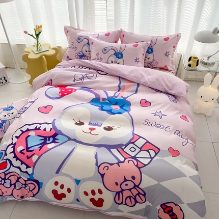 卡通被套单件被罩男女儿童学生宿舍单人被单男孩卡幼儿园单人被罩 冰冰星黛露