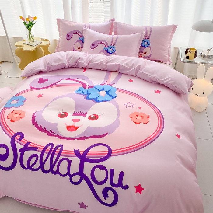 91家纺网 家纺一手货源 找家纺 卡通被套单件被罩男女儿童学生宿舍单人被单男孩卡幼儿园单人被罩 可爱星黛露