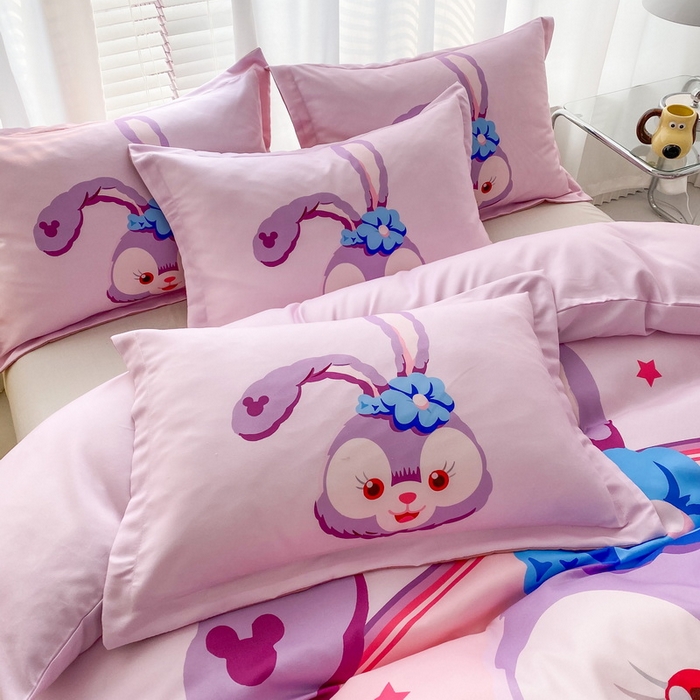 91家纺网 家纺一手货源 找家纺 卡通被套单件被罩男女儿童学生宿舍单人被单男孩卡幼儿园单人被罩 可爱星黛露