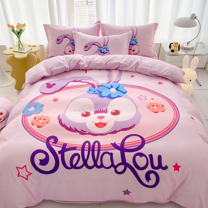 91家纺网 家纺一手货源 找家纺 卡通被套单件被罩男女儿童学生宿舍单人被单男孩卡幼儿园单人被罩 可爱星黛露