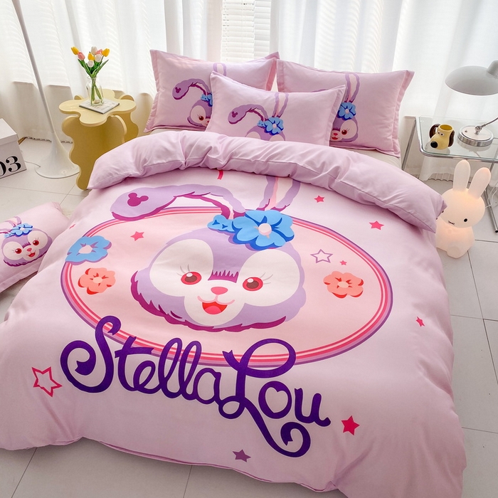 91家纺网 家纺一手货源 找家纺 卡通被套单件被罩男女儿童学生宿舍单人被单男孩卡幼儿园单人被罩 可爱星黛露