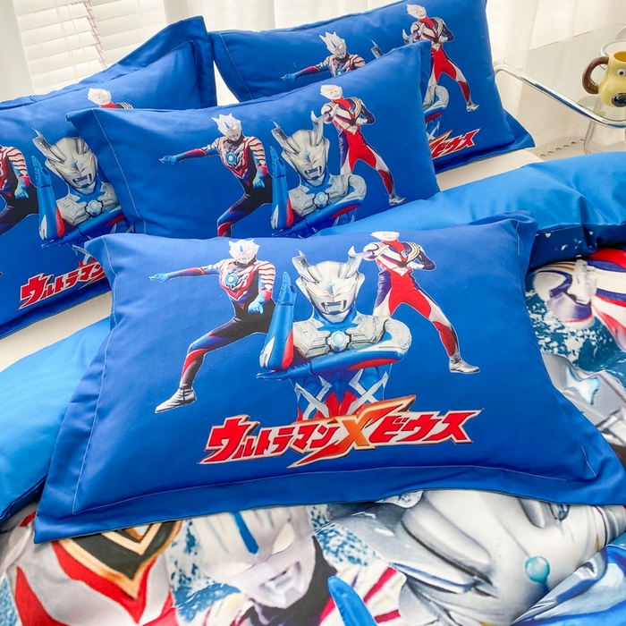 91家纺网 家纺一手货源 找家纺 卡通被套单件被罩男女儿童学生宿舍单人被单男孩卡幼儿园单人被罩 奥特警卫队