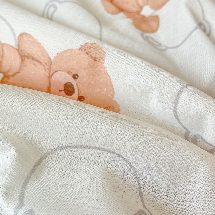 91家纺网 家纺一手货源 找家纺  蜜柚 2024新款A类提花透气凉感丝小冰皮夏被 可爱熊