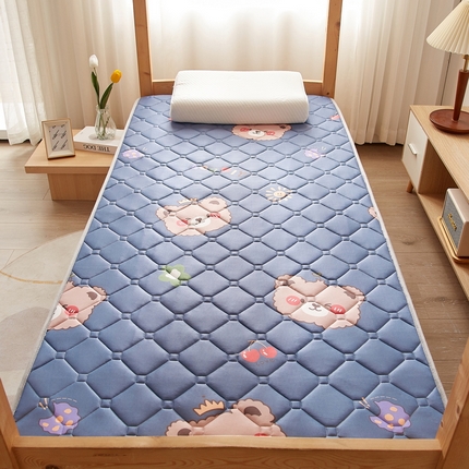 91家纺网 家纺一手货源 找家纺 （总）花言狐语 2025新款AB双面可用藤席夹棉床褥地垫单人款