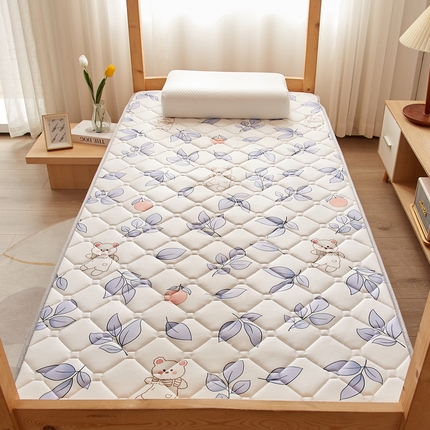 91家纺网 家纺一手货源 找家纺 （总）花言狐语 2025新款AB双面可用藤席夹棉床褥地垫单人款