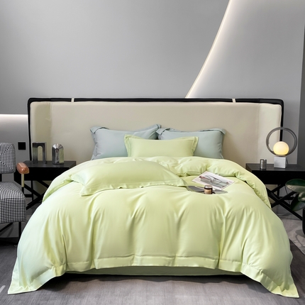 91家纺网 家纺一手货源 找家纺 （总）艾佳 2025新款纯色莱赛尔天丝四件套