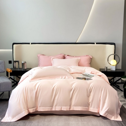 91家纺网 家纺一手货源 找家纺 （总）艾佳 2025新款纯色莱赛尔天丝四件套