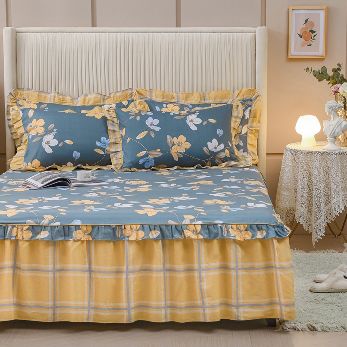 91家纺网 家纺一手货源 找家纺 （总）爱妮玖玖家纺 韩式单层床裙