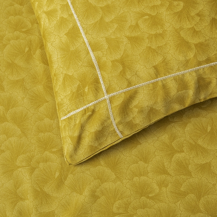 91家纺网 家纺一手货源 找家纺 优尚家纺2025新款肌理纹刺绣款四件套 奥丁金