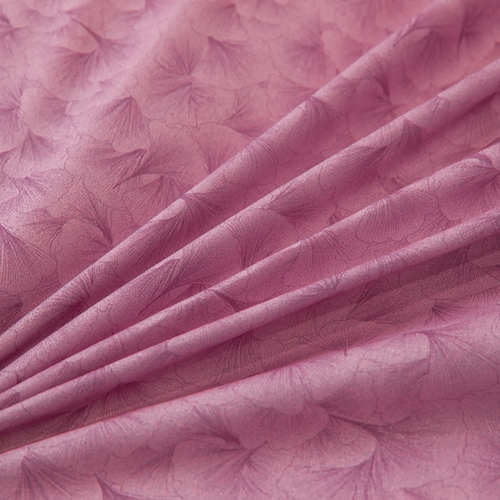 91家纺网 家纺一手货源 找家纺 优尚家纺2025新款肌理纹刺绣款四件套 豆沙红