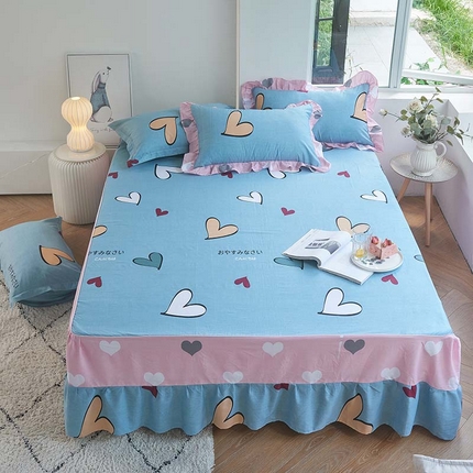 91家纺网 家纺一手货源 找家纺 （总）爱妮玖玖家纺 2023春夏床裙 萌夏卡通床裙