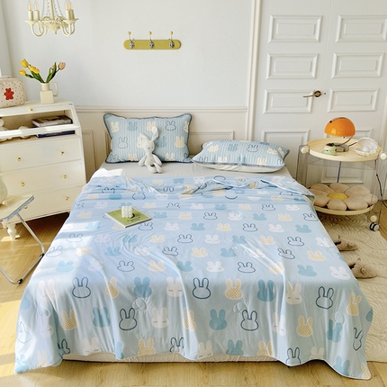 纽缦家纺 2023新款降温凉感被 小兔出没