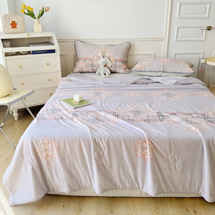 91家纺网 家纺一手货源 找家纺 纽缦家纺 2023新款降温凉感被 巴利生活