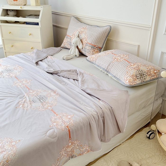 91家纺网 家纺一手货源 找家纺 纽缦家纺 2023新款降温凉感被 巴利生活