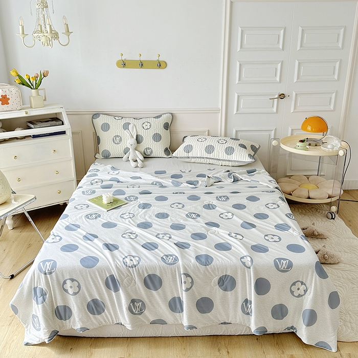 91家纺网 家纺一手货源 找家纺 纽缦家纺 2023新款降温凉感被 时光