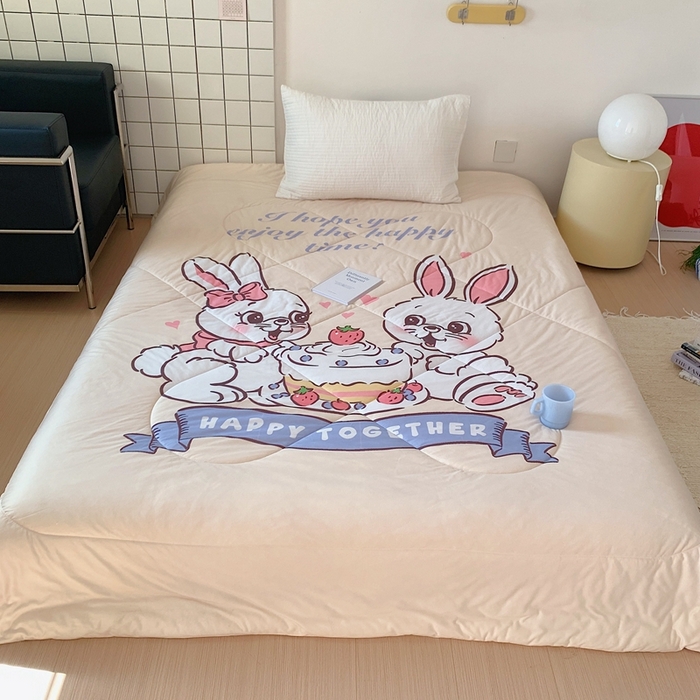 91家纺网 家纺一手货源 找家纺 （总）美乐迪2023新款大版针织棉夏被