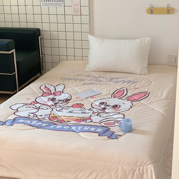 91家纺网 家纺一手货源 找家纺 （总）美乐迪2023新款大版针织棉夏被