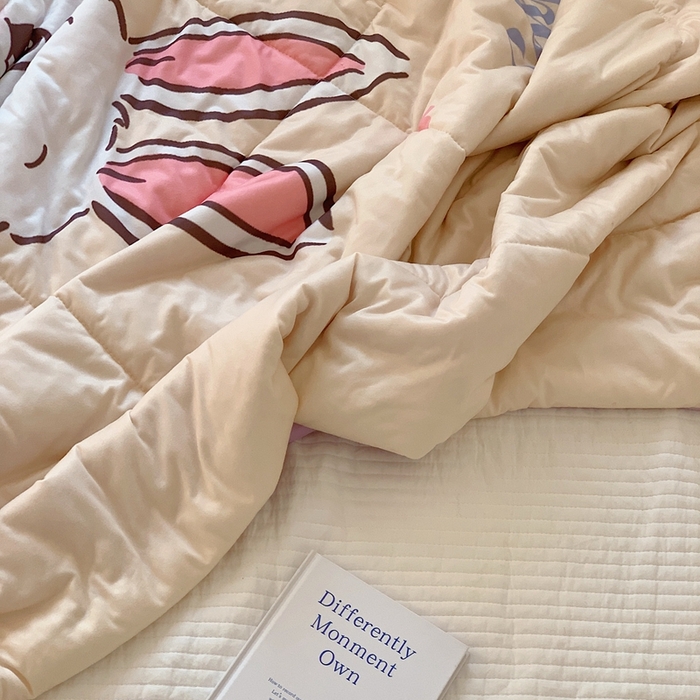 91家纺网 家纺一手货源 找家纺 （总）美乐迪2023新款大版针织棉夏被