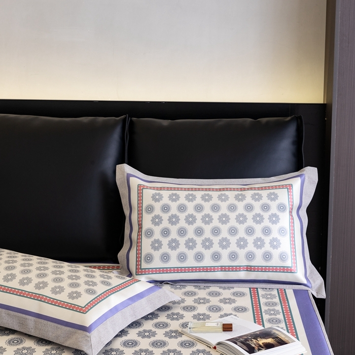 91家纺网 家纺一手货源 找家纺 2023新款高端可水洗冰丝席床笠款 亚森的世界-床笠