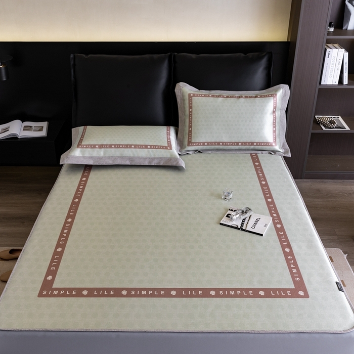 91家纺网 家纺一手货源 找家纺 2023新款高端可水洗冰丝席床笠款 瑞朵-床笠