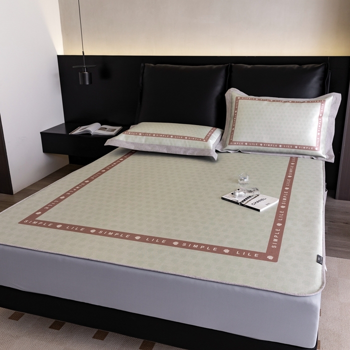 91家纺网 家纺一手货源 找家纺 2023新款高端可水洗冰丝席床笠款 瑞朵-床笠