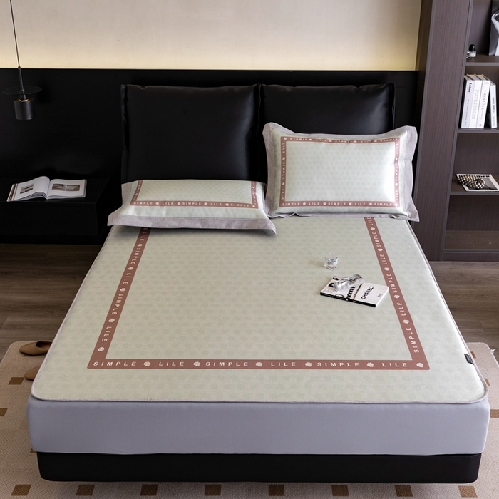 91家纺网 家纺一手货源 找家纺 2023新款高端可水洗冰丝席床笠款 瑞朵-床笠