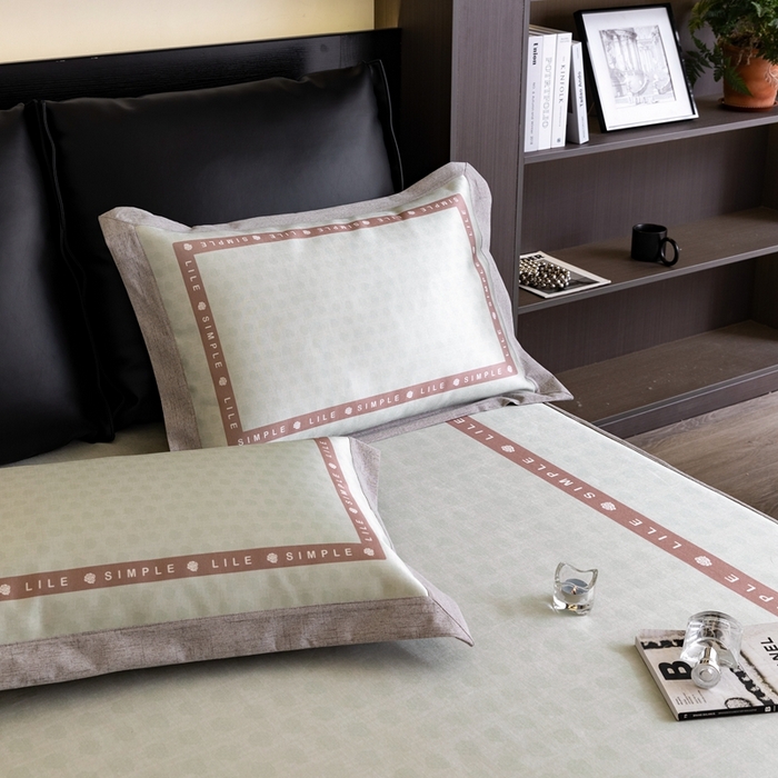 91家纺网 家纺一手货源 找家纺 2023新款高端可水洗冰丝席床笠款 瑞朵-床笠