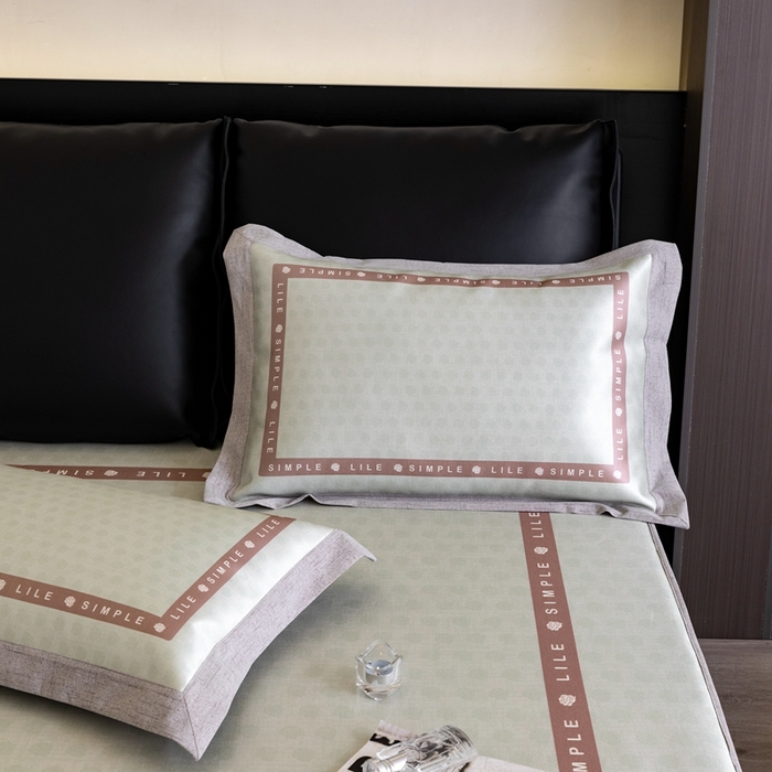 91家纺网 家纺一手货源 找家纺 2023新款高端可水洗冰丝席床笠款 瑞朵-床笠