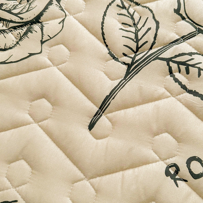 91家纺网 家纺一手货源 找家纺 宜凡家纺 2023新款云朵棉床笠式床裙四件套 嫣语