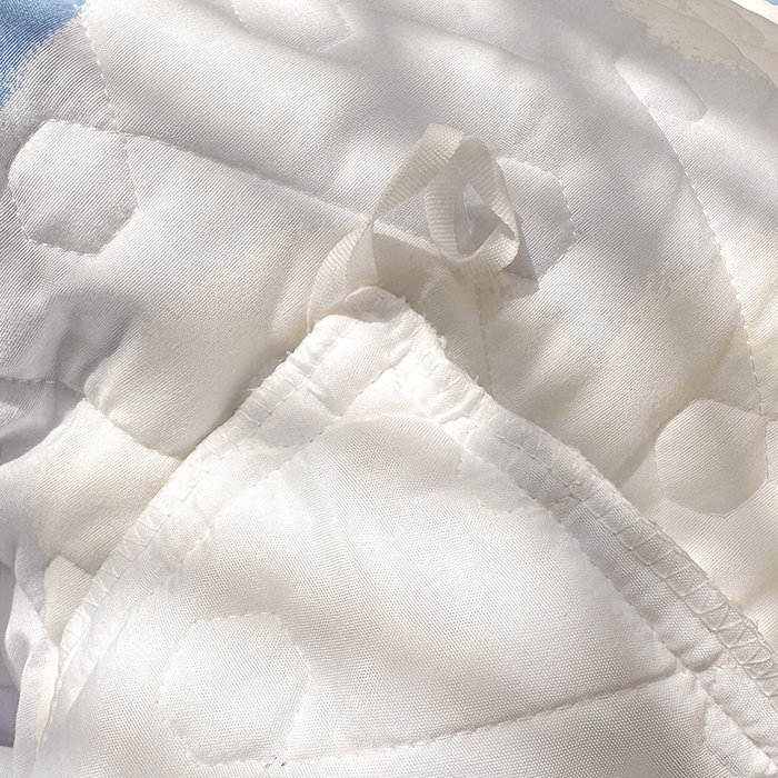 91家纺网 家纺一手货源 找家纺 宜凡家纺 2023新款云朵棉床笠式床裙四件套 梨花香