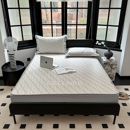 本希家居2023新款时尚高端款冰丝席床笠款 安娜